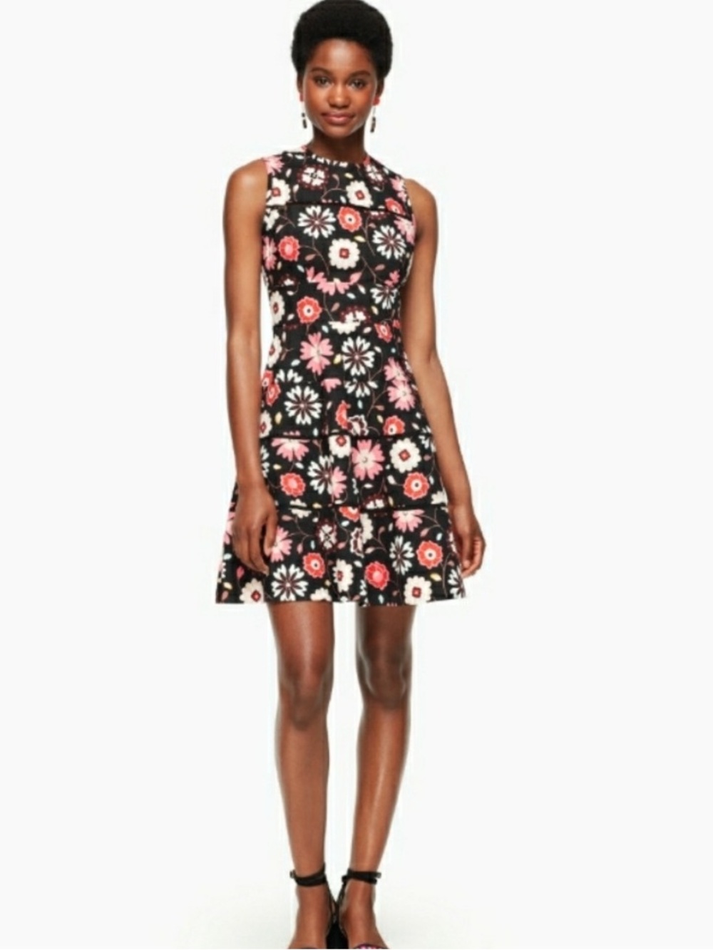 Kate Spade Casa Flora Poplin Dress Sz 12